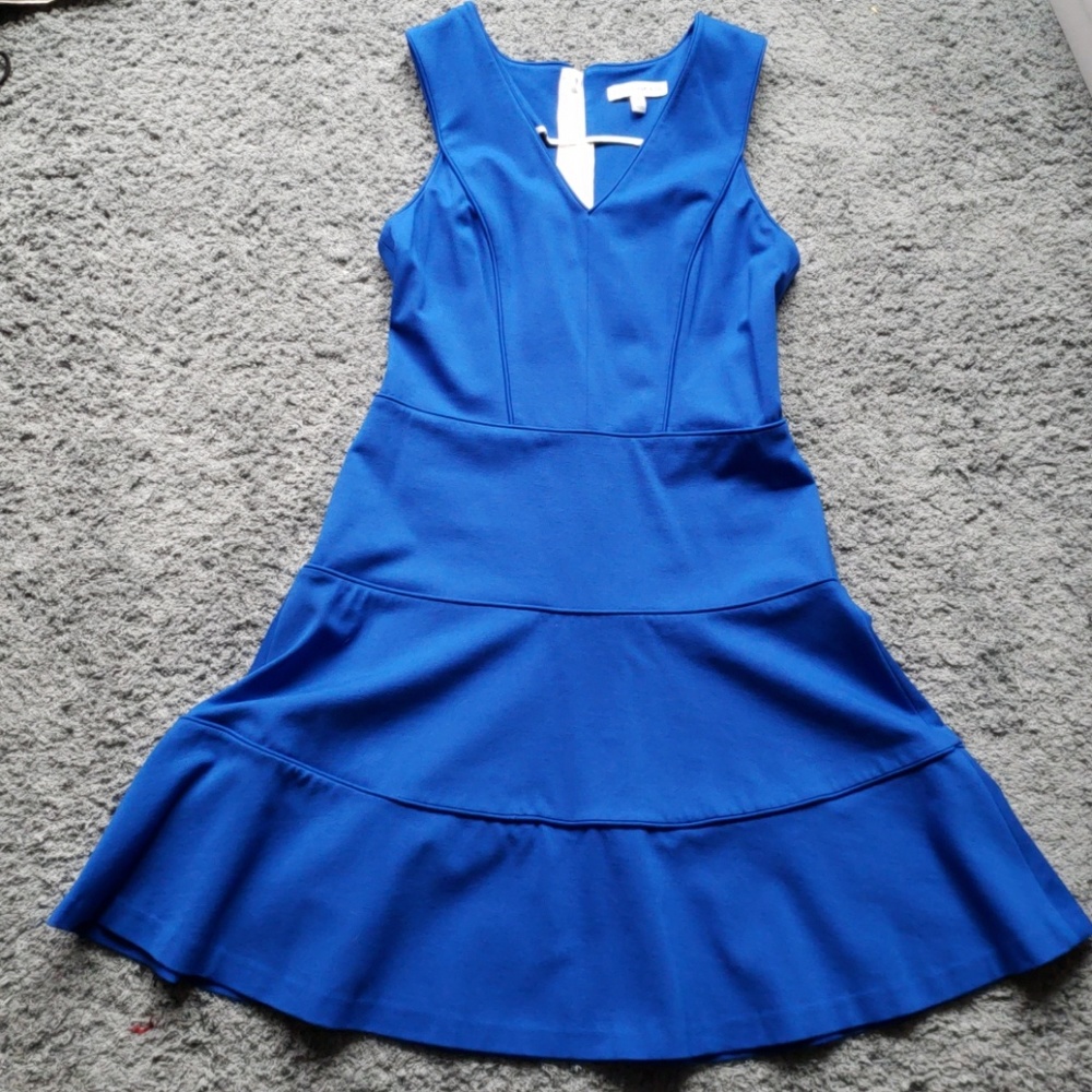Blue Banana Republic fit and flare dress